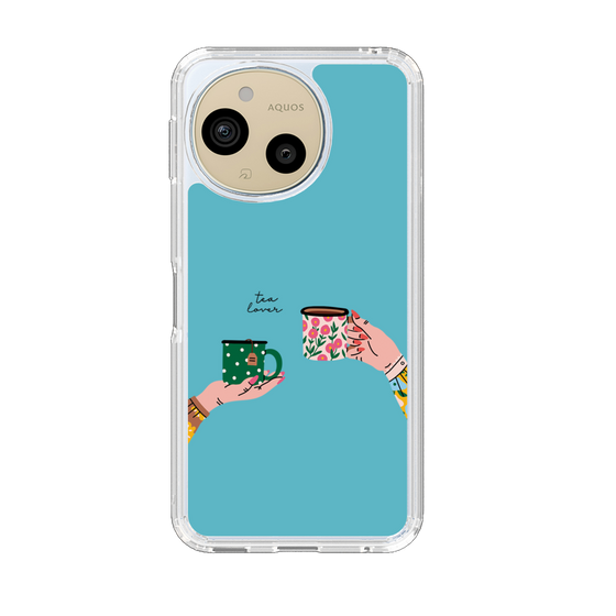 スリムプロテクションケース［ Teatime - Blue ］