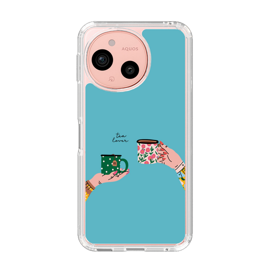 スリムプロテクションケース［ Teatime - Blue ］