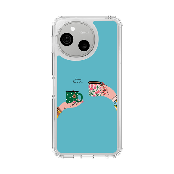 スリムプロテクションケース［ Teatime - Blue ］