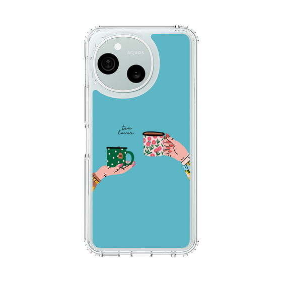 スリムプロテクションケース［ Teatime - Blue ］