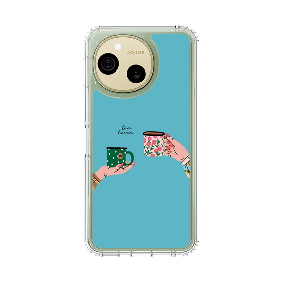 スリムプロテクションケース［ Teatime - Blue ］