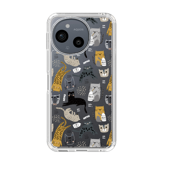 スリムプロテクションケース［ Funny Cats - 01 ］