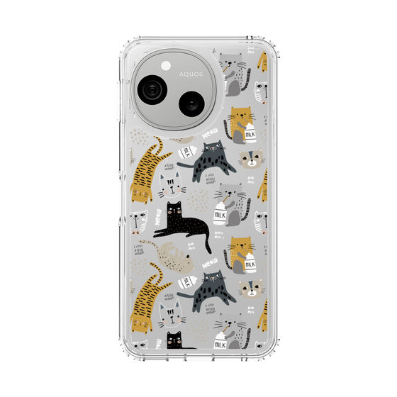 スリムプロテクションケース［ Funny Cats - 01 ］