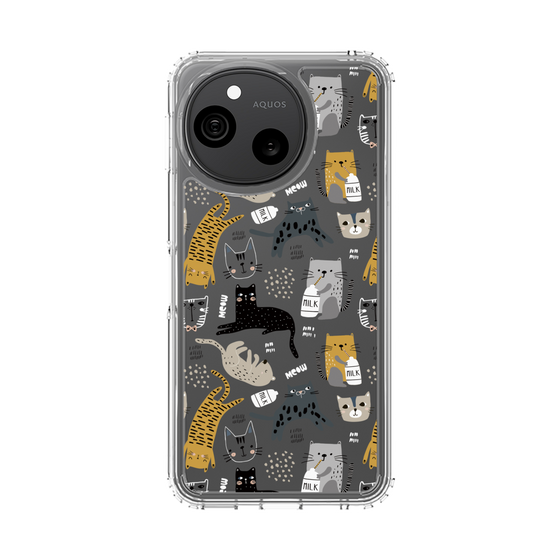 スリムプロテクションケース［ Funny Cats - 01 ］