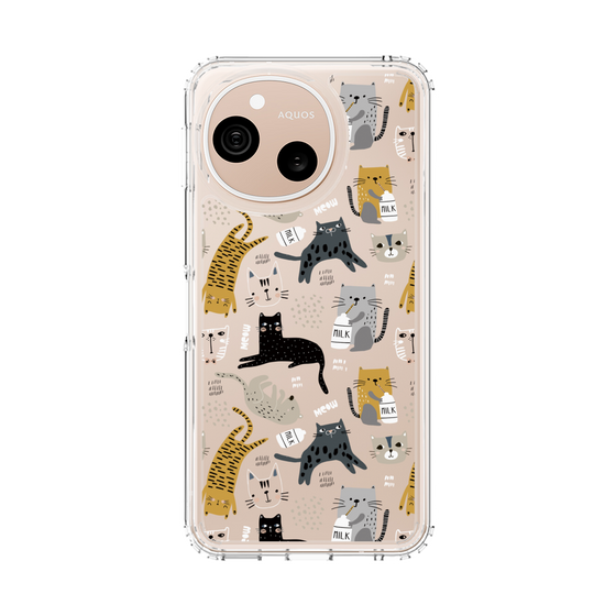 スリムプロテクションケース［ Funny Cats - 01 ］