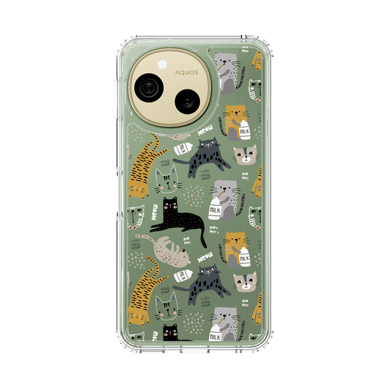 スリムプロテクションケース［ Funny Cats - 01 ］