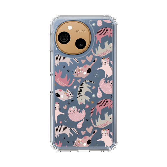 スリムプロテクションケース［ Funny Cats - 02 ］