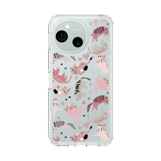 スリムプロテクションケース［ Funny Cats - 02 ］