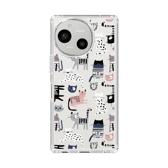 スリムプロテクションケース［ Funny Cats - 03 ］