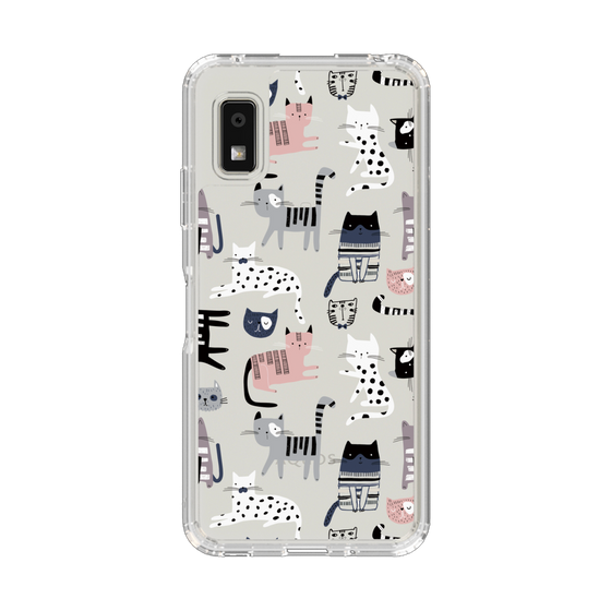 スリムプロテクションケース［ Funny Cats - 03 ］