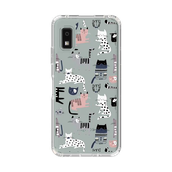 スリムプロテクションケース［ Funny Cats - 03 ］