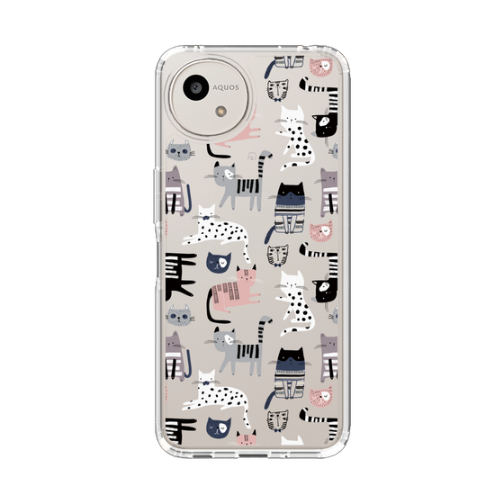 スリムプロテクションケース［ Funny Cats - 03 ］