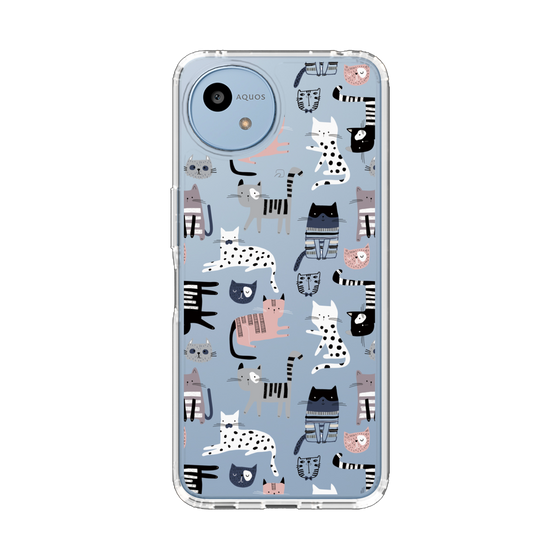 スリムプロテクションケース［ Funny Cats - 03 ］