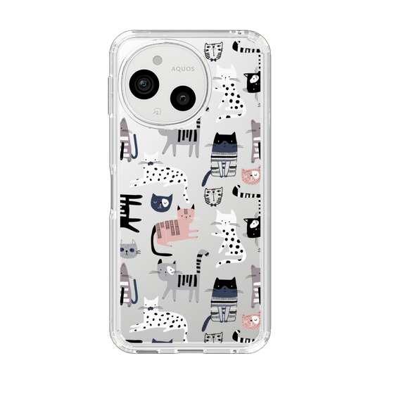 スリムプロテクションケース［ Funny Cats - 03 ］