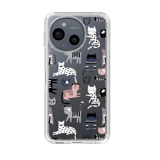 スリムプロテクションケース［ Funny Cats - 03 ］