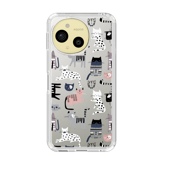 スリムプロテクションケース［ Funny Cats - 03 ］