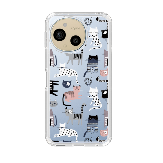 スリムプロテクションケース［ Funny Cats - 03 ］