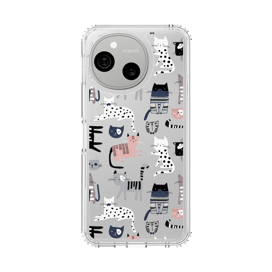 スリムプロテクションケース［ Funny Cats - 03 ］