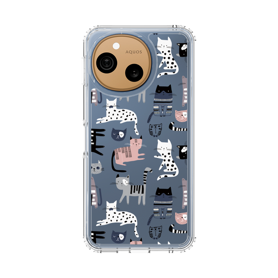 スリムプロテクションケース［ Funny Cats - 03 ］