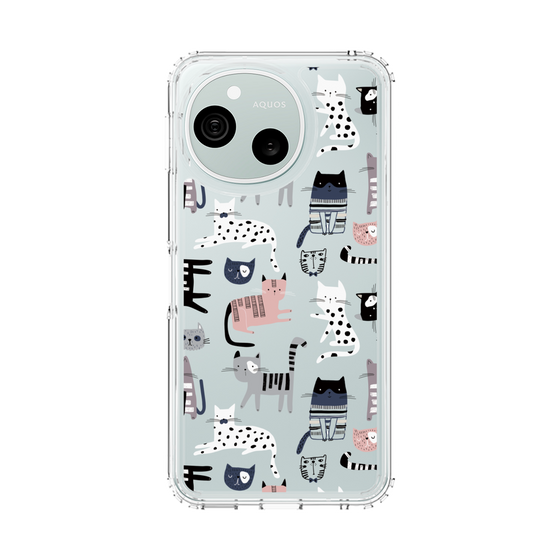 スリムプロテクションケース［ Funny Cats - 03 ］