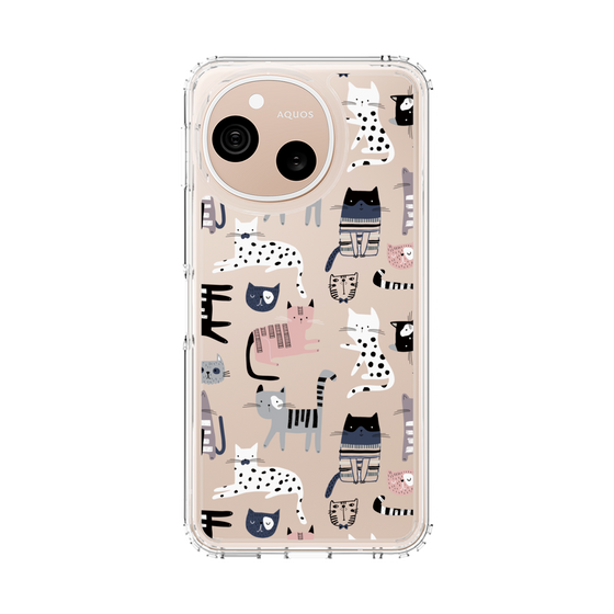 スリムプロテクションケース［ Funny Cats - 03 ］