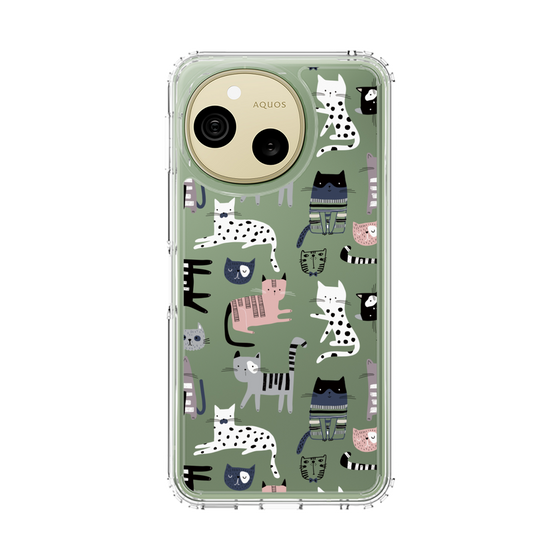 スリムプロテクションケース［ Funny Cats - 03 ］