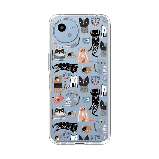 スリムプロテクションケース［ Funny Cats - 04 ］