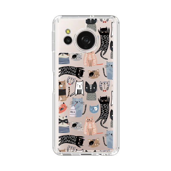 スリムプロテクションケース［ Funny Cats - 04 ］