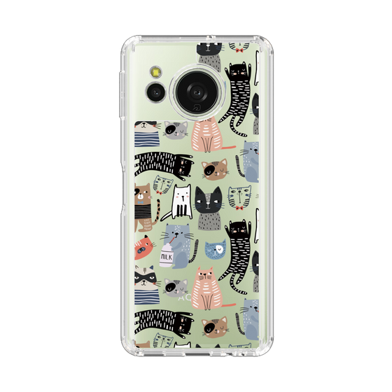 スリムプロテクションケース［ Funny Cats - 04 ］