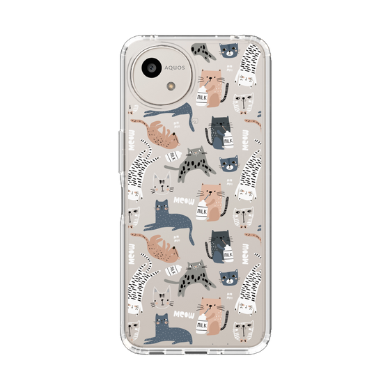 スリムプロテクションケース［ Funny Cats - 05 ］