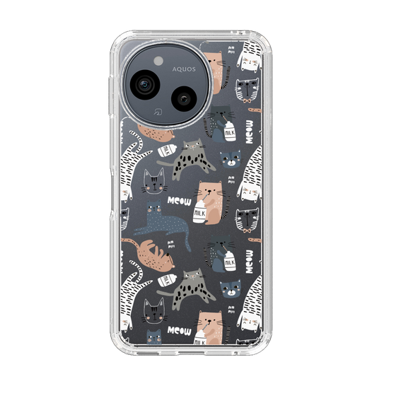 スリムプロテクションケース［ Funny Cats - 05 ］