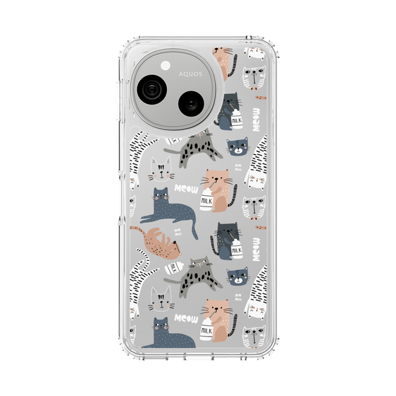 スリムプロテクションケース［ Funny Cats - 05 ］