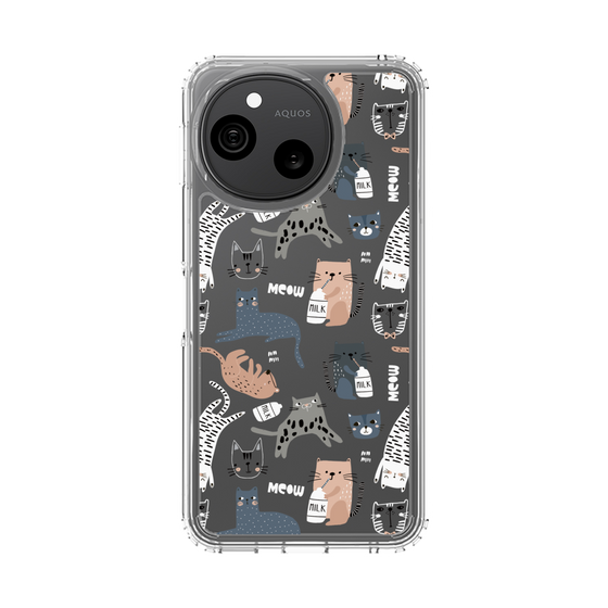 スリムプロテクションケース［ Funny Cats - 05 ］