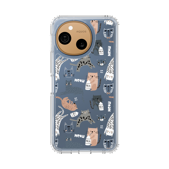 スリムプロテクションケース［ Funny Cats - 05 ］