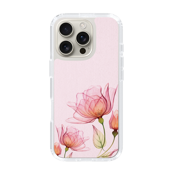 スリムプロテクションケース［ Natural Flower - Pink ］