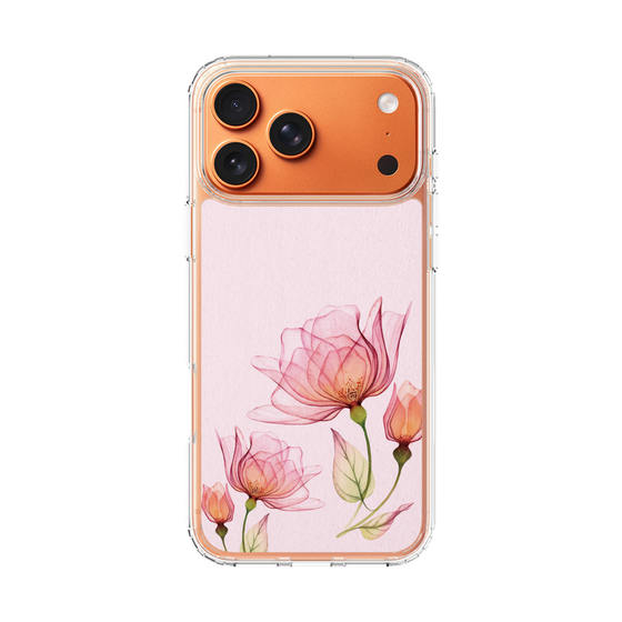 スリムプロテクションケース［ Natural Flower - Pink ］
