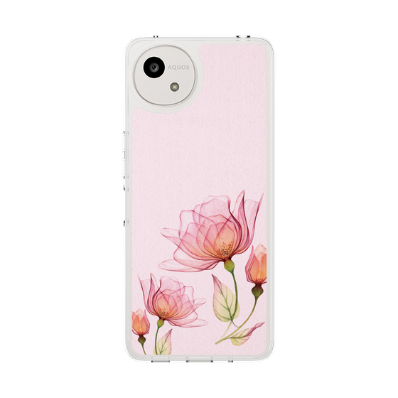 スリムプロテクションケース［ Natural Flower - Pink ］