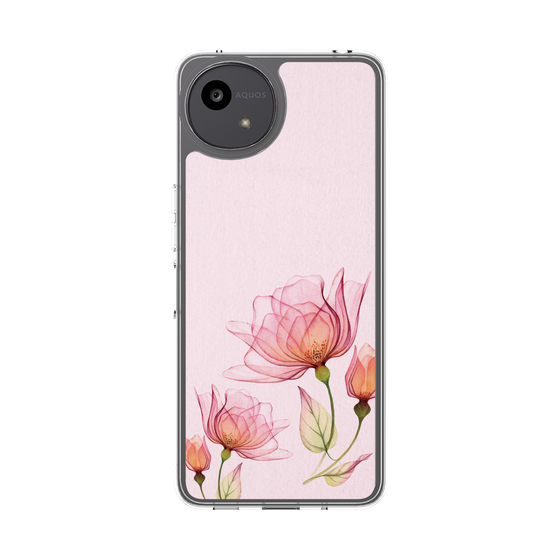 スリムプロテクションケース［ Natural Flower - Pink ］