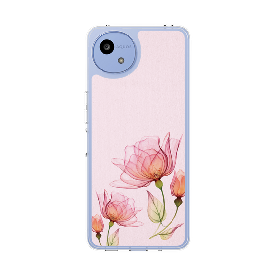 スリムプロテクションケース［ Natural Flower - Pink ］