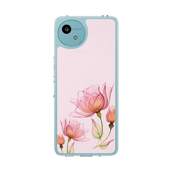 スリムプロテクションケース［ Natural Flower - Pink ］