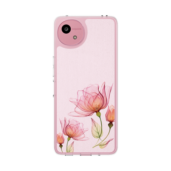 スリムプロテクションケース［ Natural Flower - Pink ］