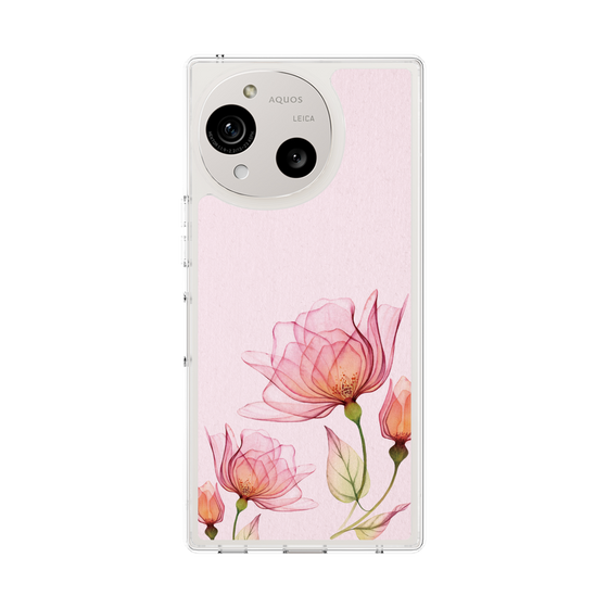 スリムプロテクションケース［ Natural Flower - Pink ］