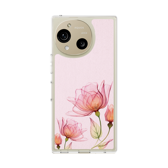 スリムプロテクションケース［ Natural Flower - Pink ］