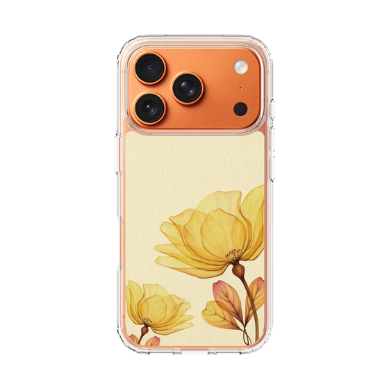 スリムプロテクションケース［ Natural Flower - Yellow ］