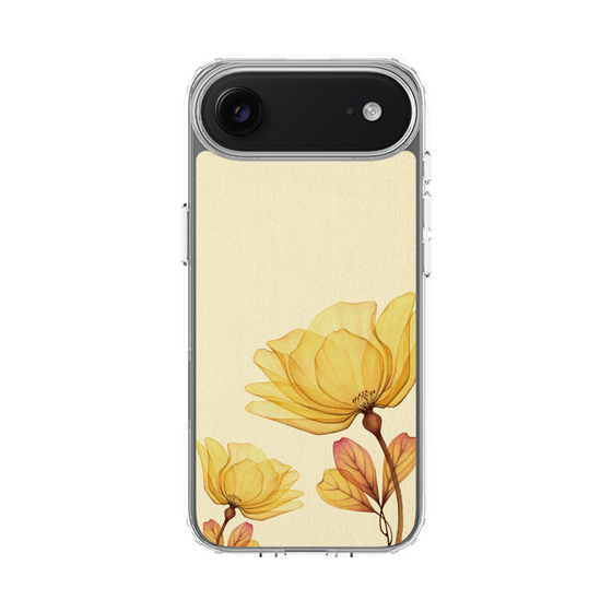 スリムプロテクションケース［ Natural Flower - Yellow ］