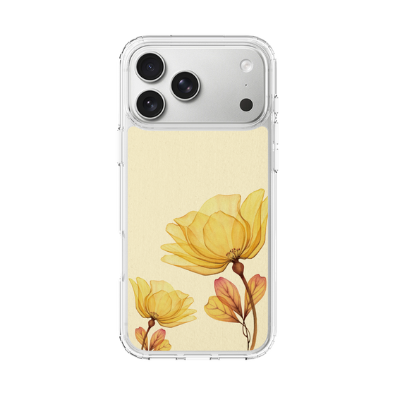 スリムプロテクションケース［ Natural Flower - Yellow ］