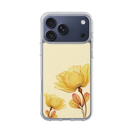 スリムプロテクションケース［ Natural Flower - Yellow ］