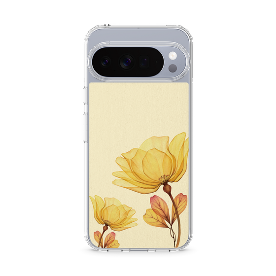 スリムプロテクションケース［ Natural Flower - Yellow ］