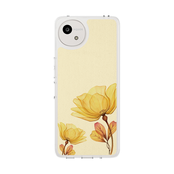 スリムプロテクションケース［ Natural Flower - Yellow ］