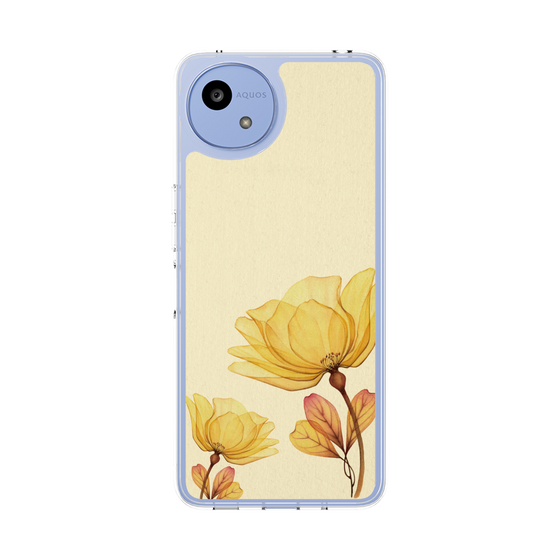 スリムプロテクションケース［ Natural Flower - Yellow ］